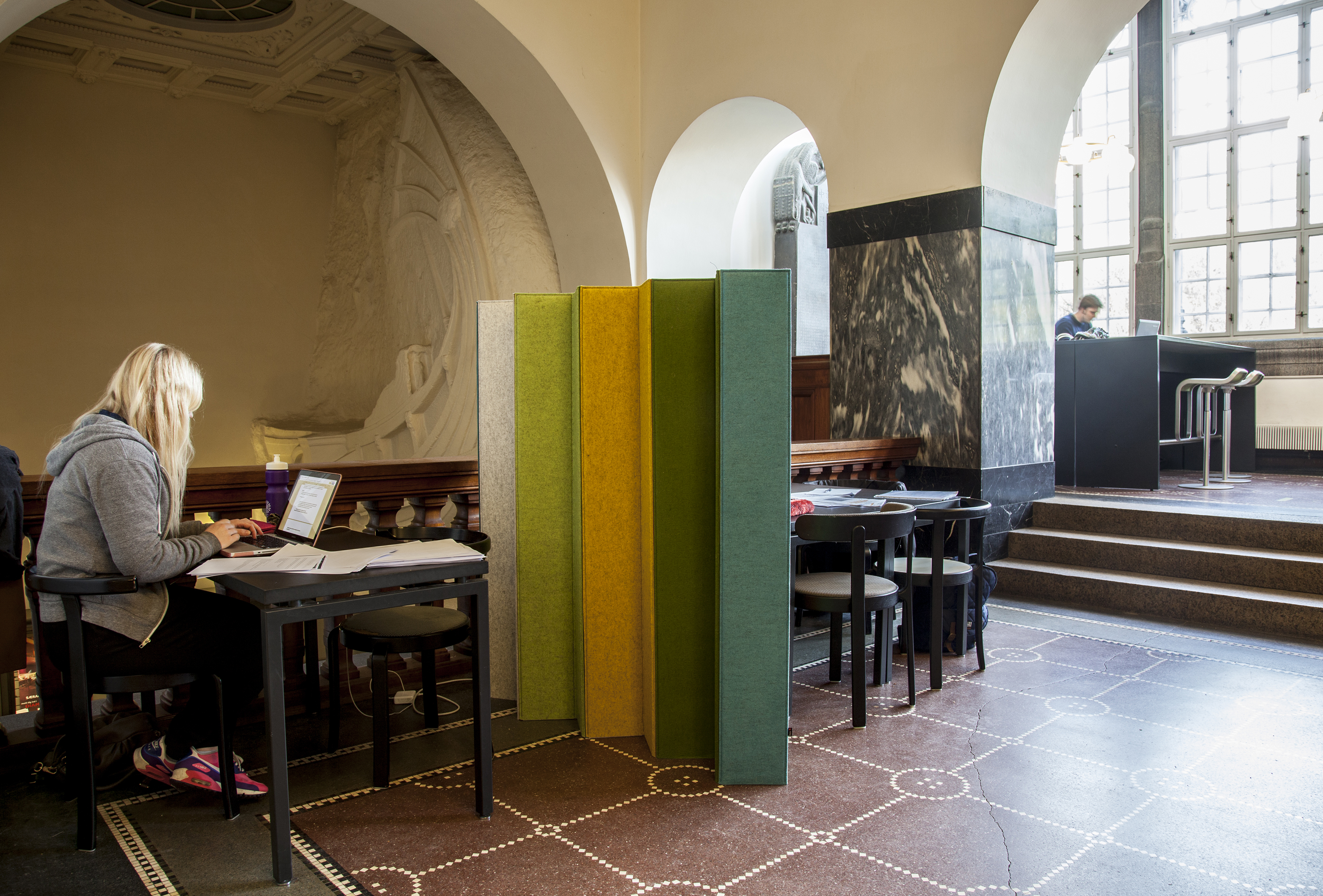 mixmax gulvskærm i filt 150 cm høj